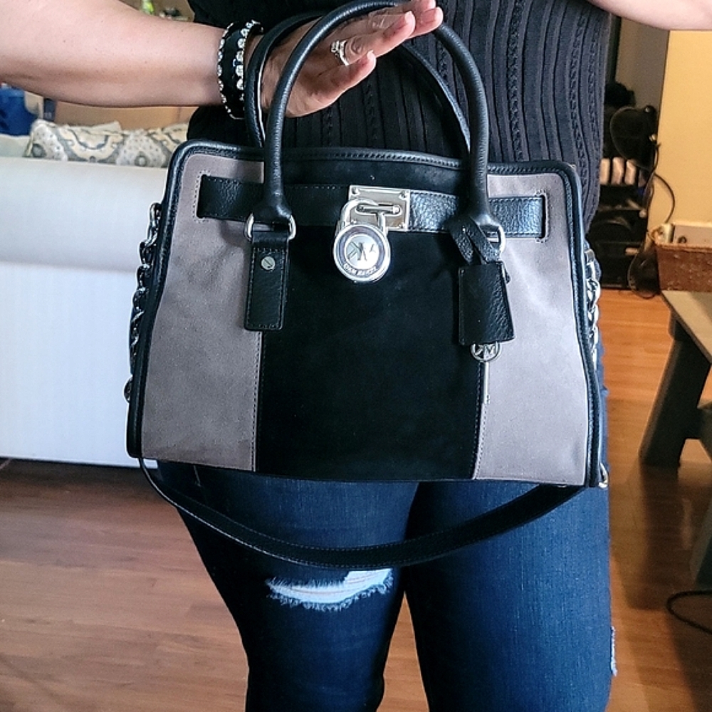 Michael kors suede bag